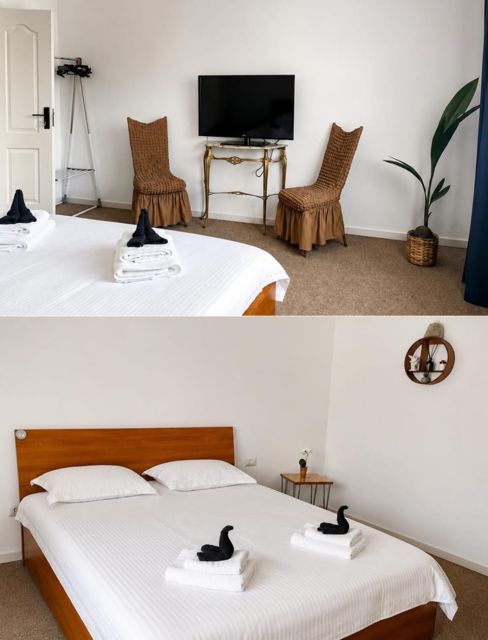 Bed, TV and multimedia, Photo of the whole room, Bedroom