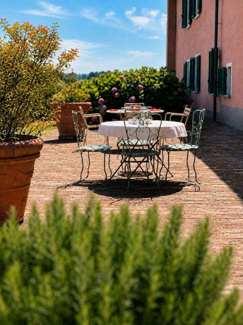 Patio, Day, Balcony/Terrace, Garden view