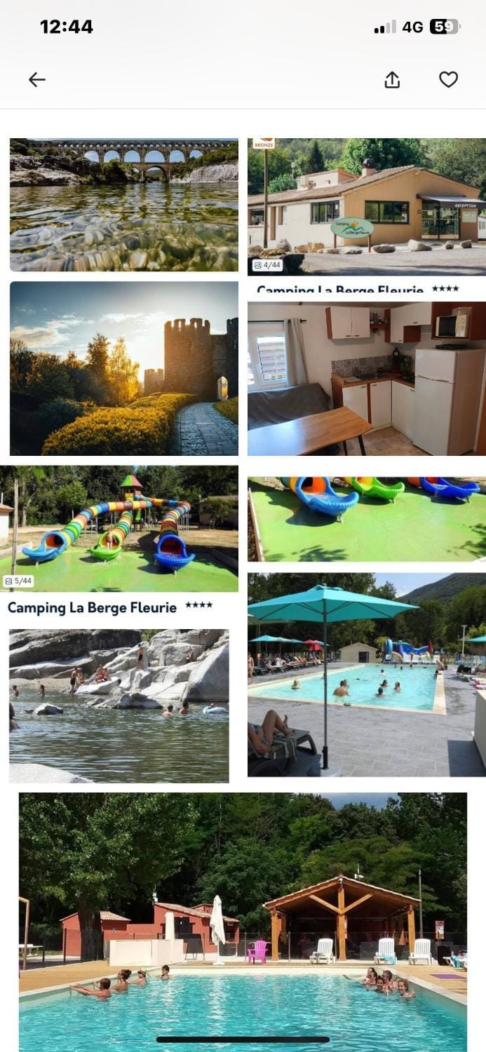 Mobile home le réboussié 38 Campground/ 
RV Resort in Occitanie