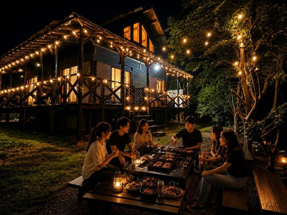 森の音 炭火BbQ 森に囲まれた隠れ家 Chalet in Shiga, Japan