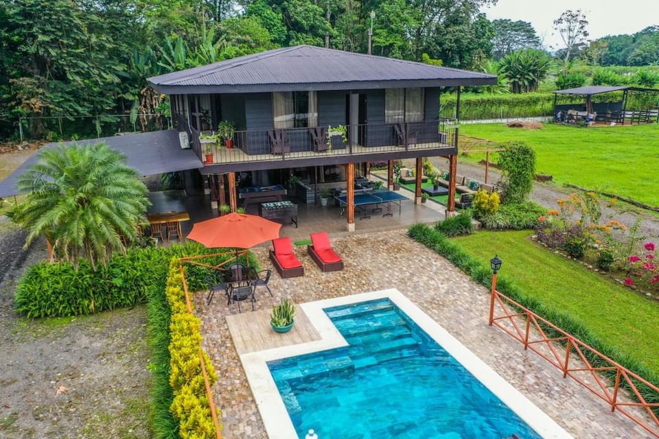 Property building, Patio, Pool view