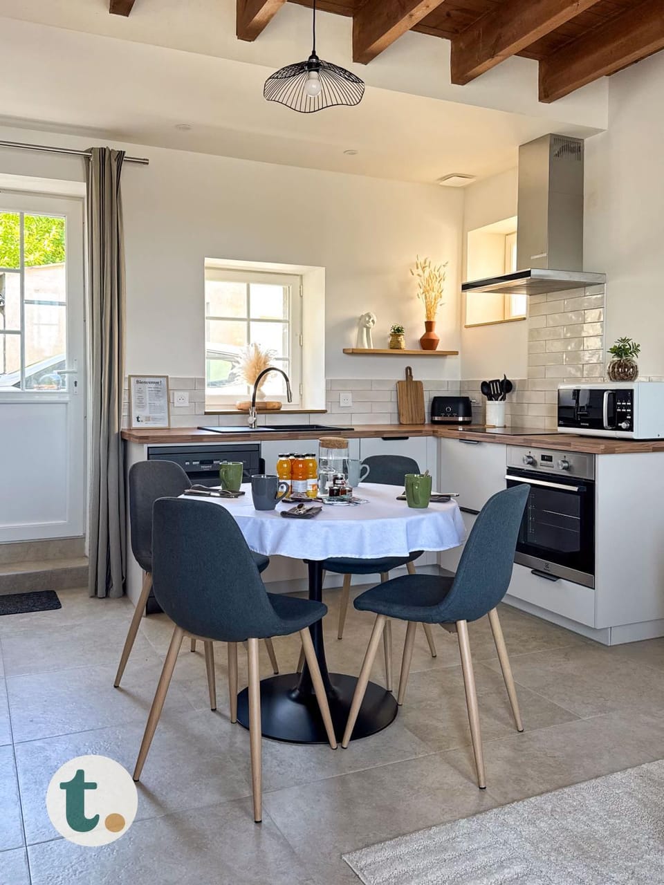 Kitchen or kitchenette, Dining area