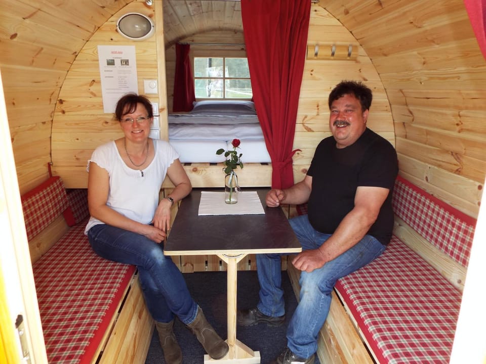 Übernachtung im Holzfass - Biohof Gerspach Luxury tent in Baden-Württemberg