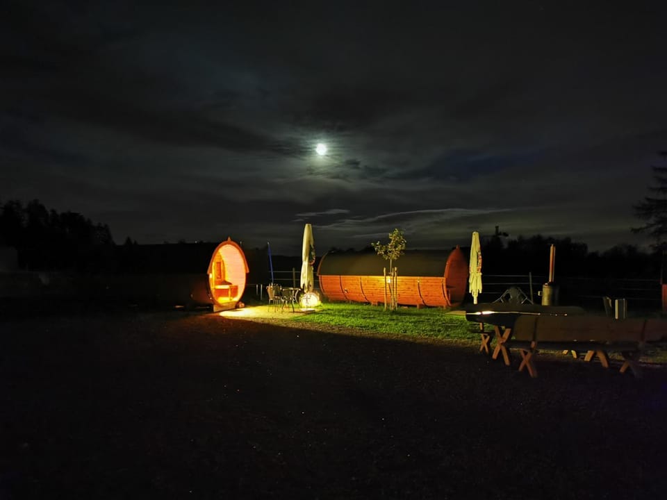Übernachtung im Holzfass - Biohof Gerspach Luxury tent in Baden-Württemberg