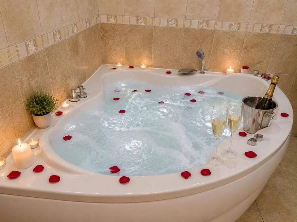 Natural landscape, Hot Tub, Bathroom, Bath