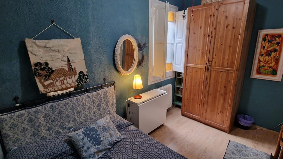 Double Blue Sea Room Glorias City Centre Nearby Campground/ 
RV Resort in Barcelona