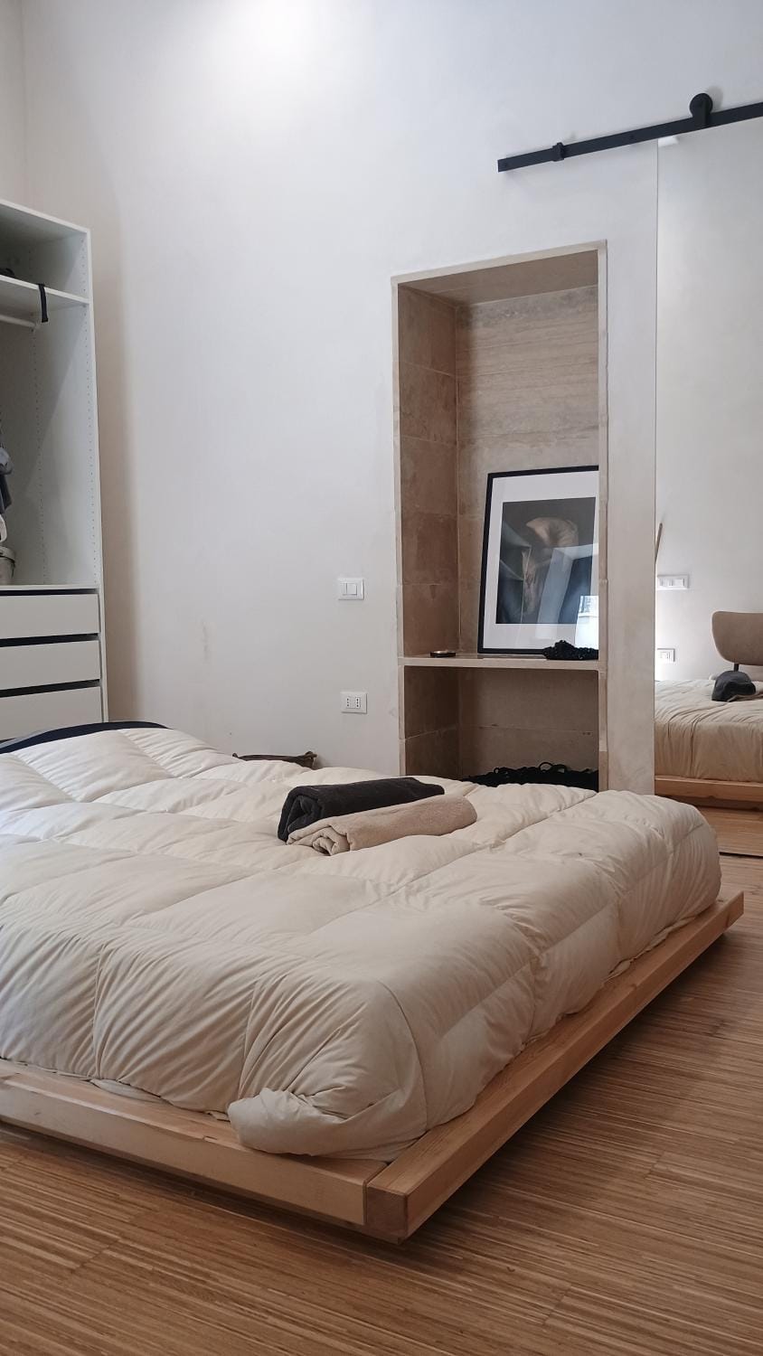 Bed, Photo of the whole room, Bedroom, wardrobe