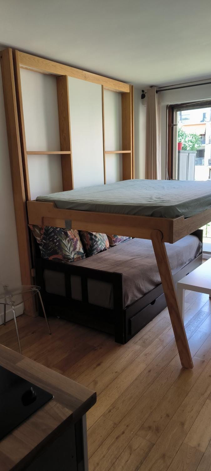 Confortable studio, Paris, proche Père Lachaise Apartment in Paris