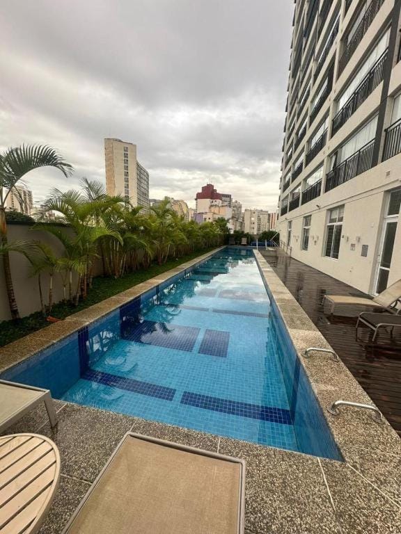 Centro com Sauna Piscina á 100m metro Apartment in Sao Paulo City