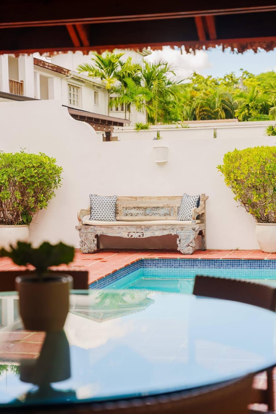 Summer, Dining area, Swimming pool, furniture