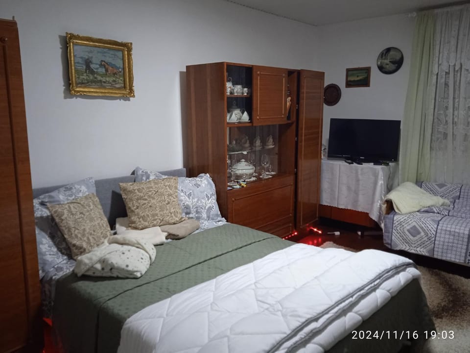 Bed, Living room, Photo of the whole room