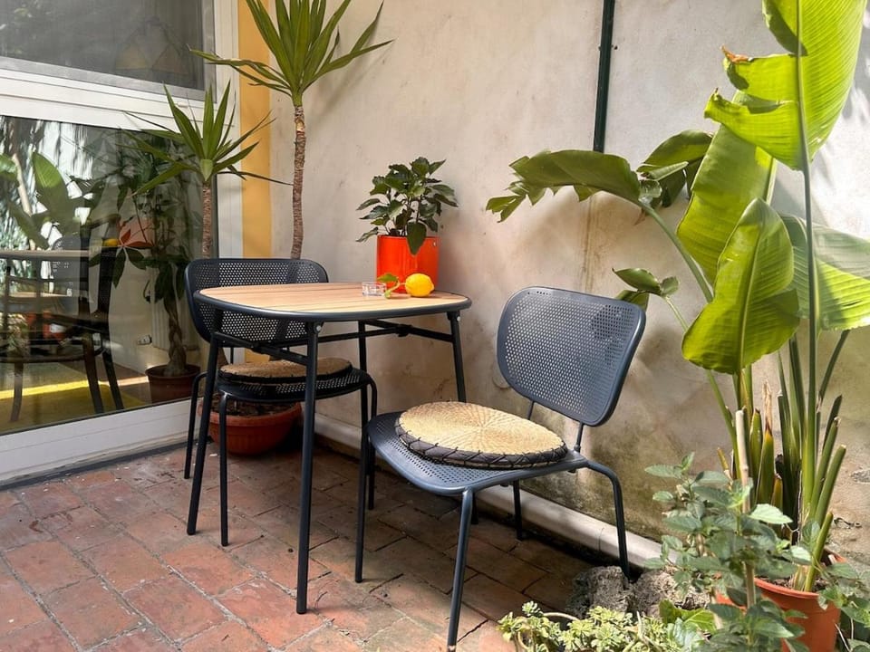 Patio, Seating area, Garden view