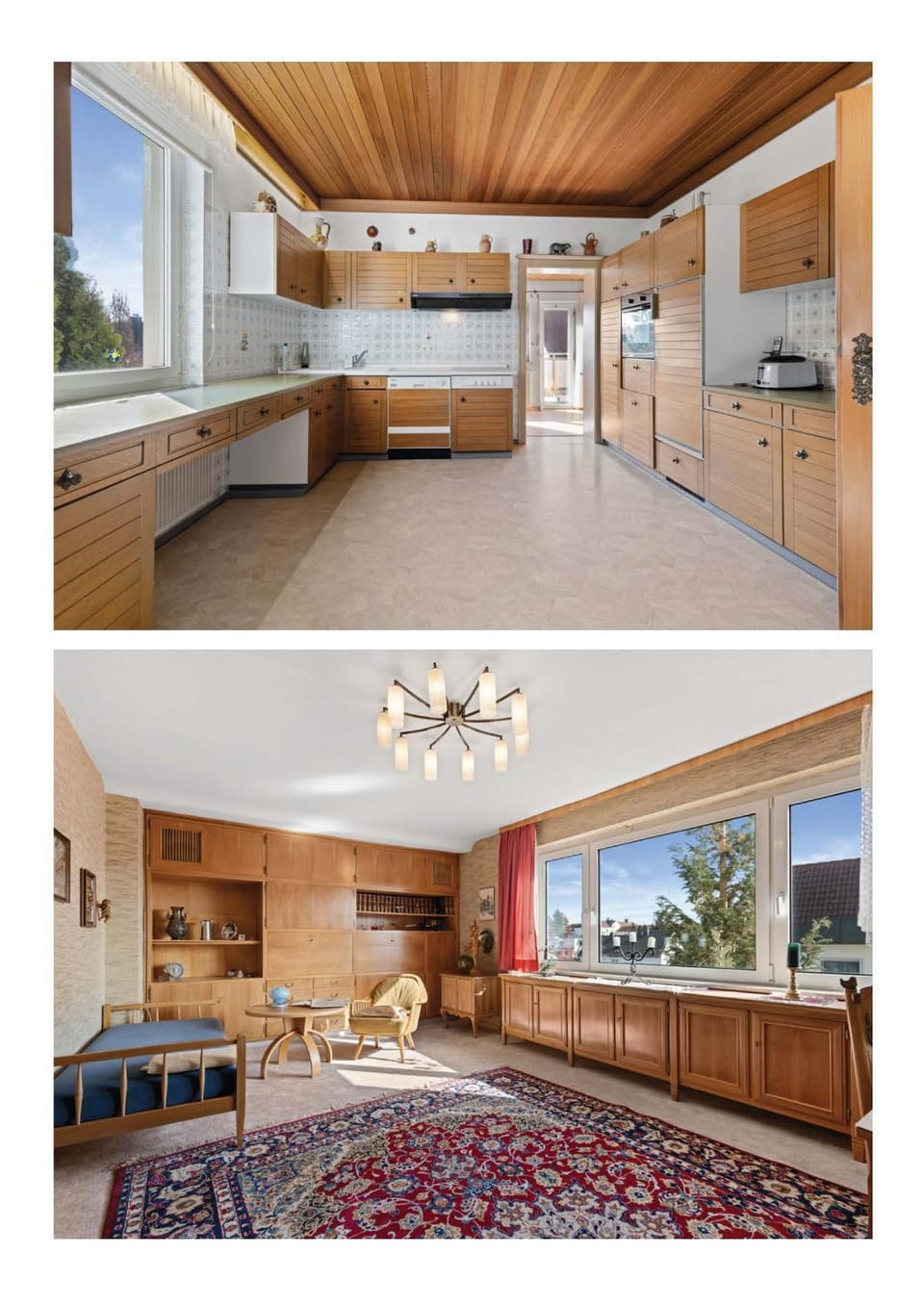 Kitchen or kitchenette, Living room