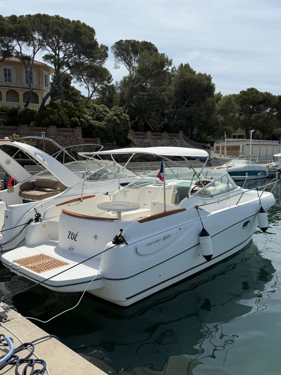 Unique experience on a boat in Saint-Raphaël Docked boat in Saint-Raphael