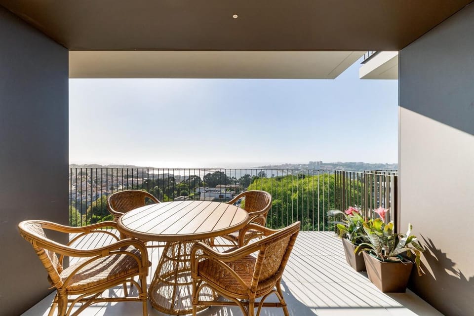 Day, Natural landscape, View (from property/room), Balcony/Terrace, Balcony/Terrace, Living room, Sea view