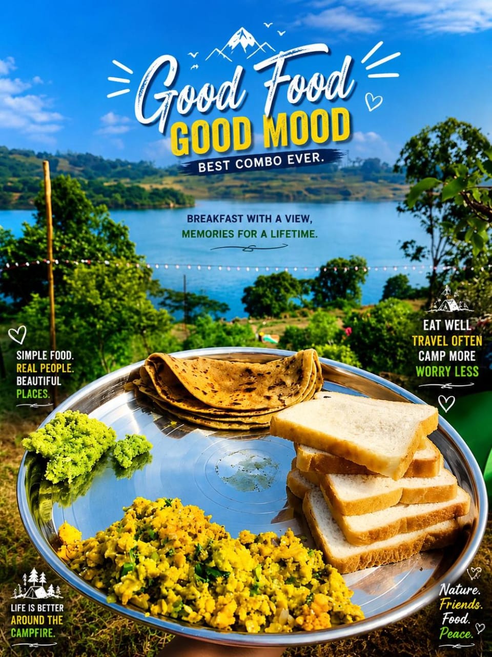 Campify Premium Lakeside Camping in Bhandardara Campground/ 
RV Resort in Maharashtra