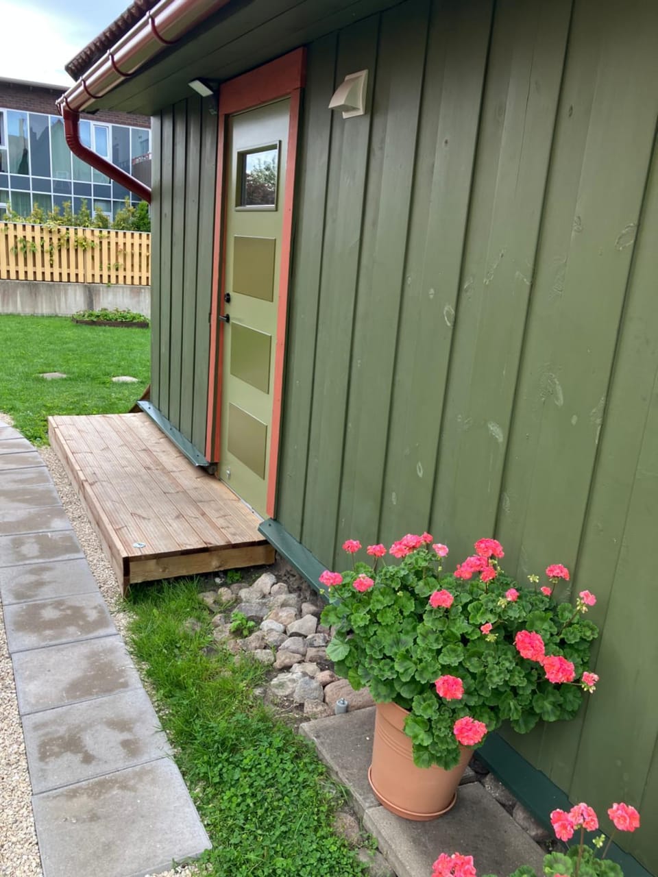 Property building, Garden view
