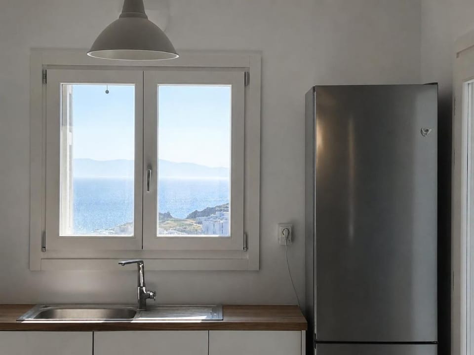 Kitchen or kitchenette, Sea view