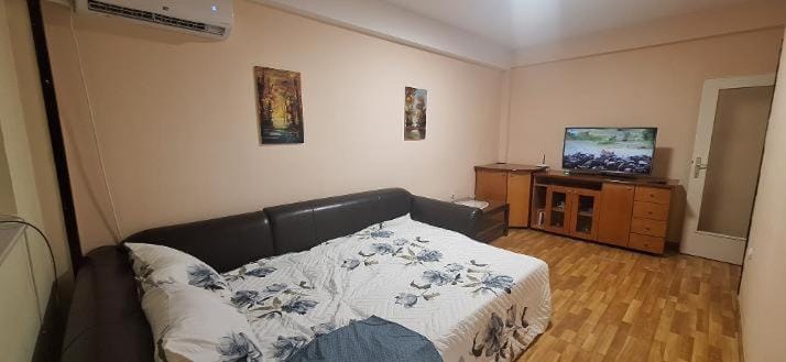 Bed, TV and multimedia, Living room, air conditioner