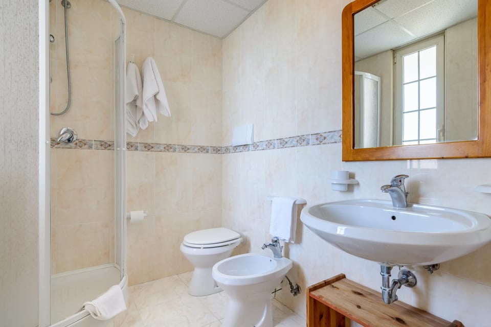 Shower, Toilet, Bathroom, bidet, towels