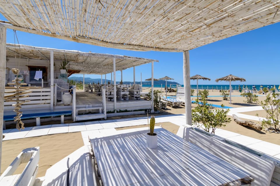 Property building, Patio, Beach