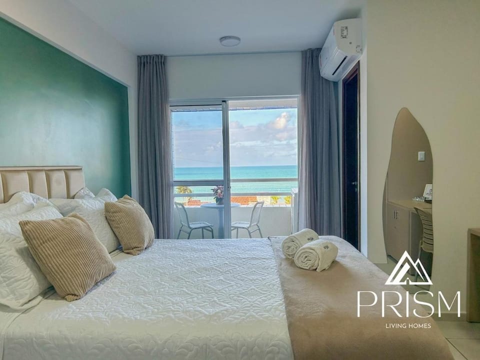 Bed, Natural landscape, Photo of the whole room, Bedroom, Sea view, towels