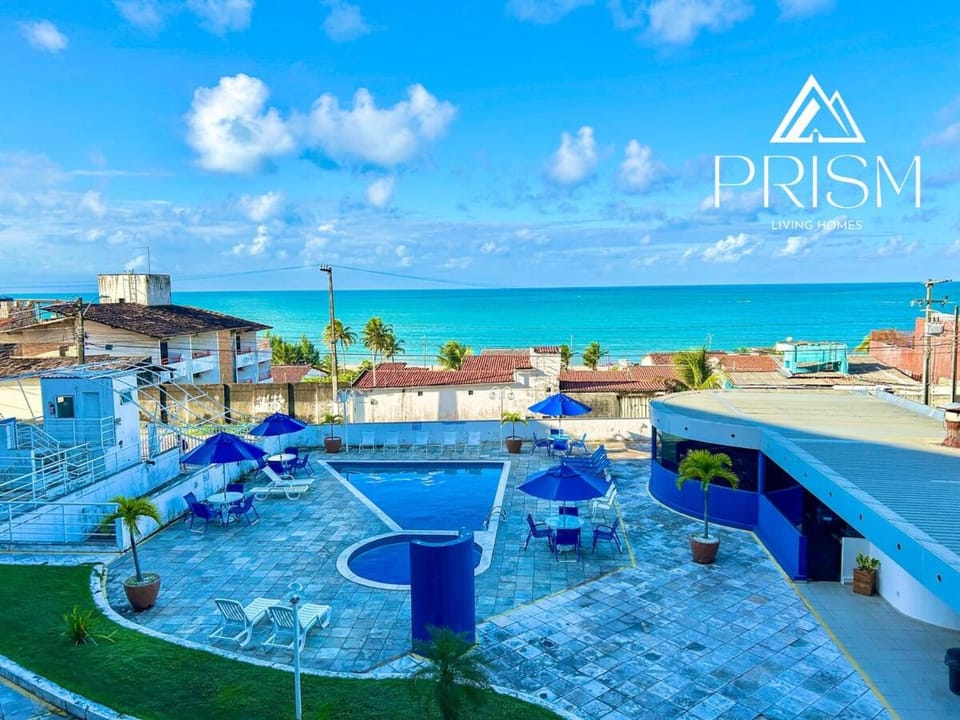 Nearby landmark, Communal lounge/ TV room, Day, Natural landscape, Beach, Pool view, Sea view, Swimming pool, sunbed