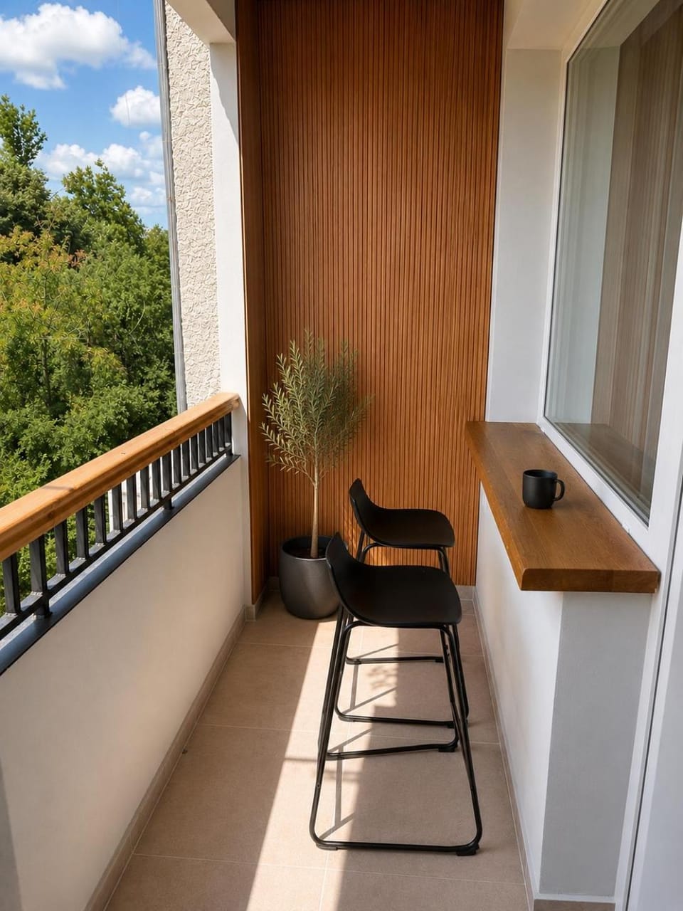 View (from property/room), Balcony/Terrace, Seating area