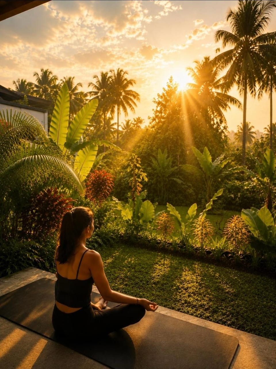 Natural landscape, View (from property/room), Garden view, Sunrise