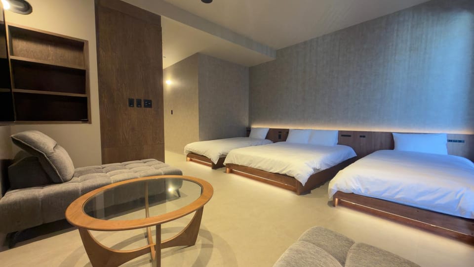 Bed, Living room, Bedroom