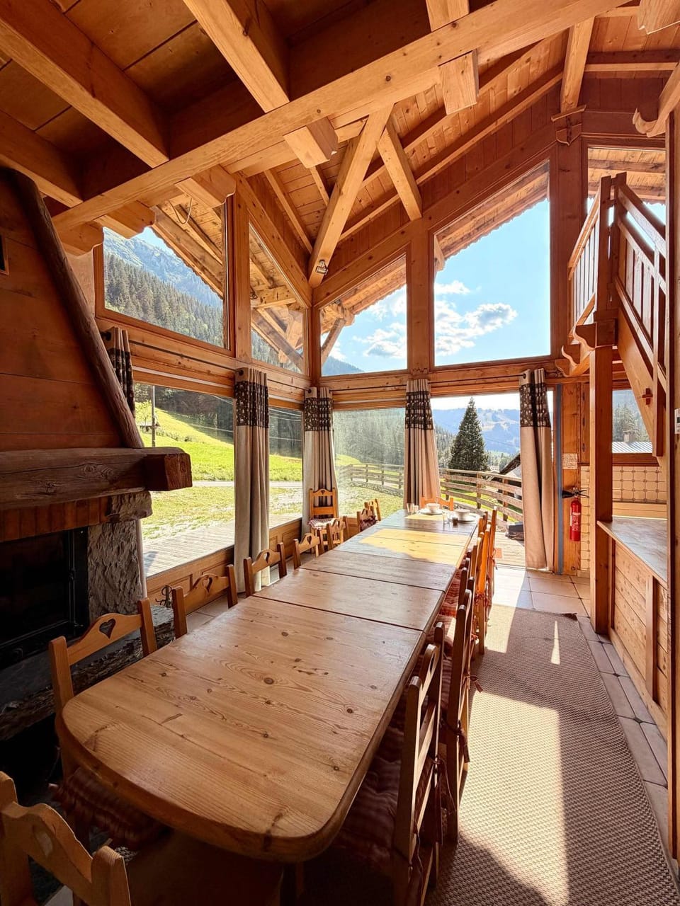 Large Mountain Chalet with Hot Tub Sleeps 19 Chalet in Montriond
