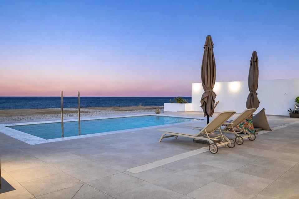 Patio, Day, Beach, Sunrise