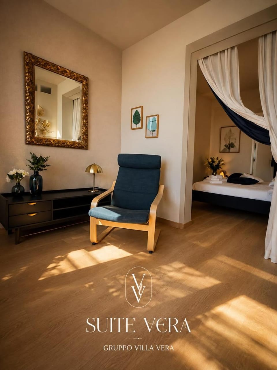 Bed, Living room, Photo of the whole room, Seating area, Bedroom, Text overlay
