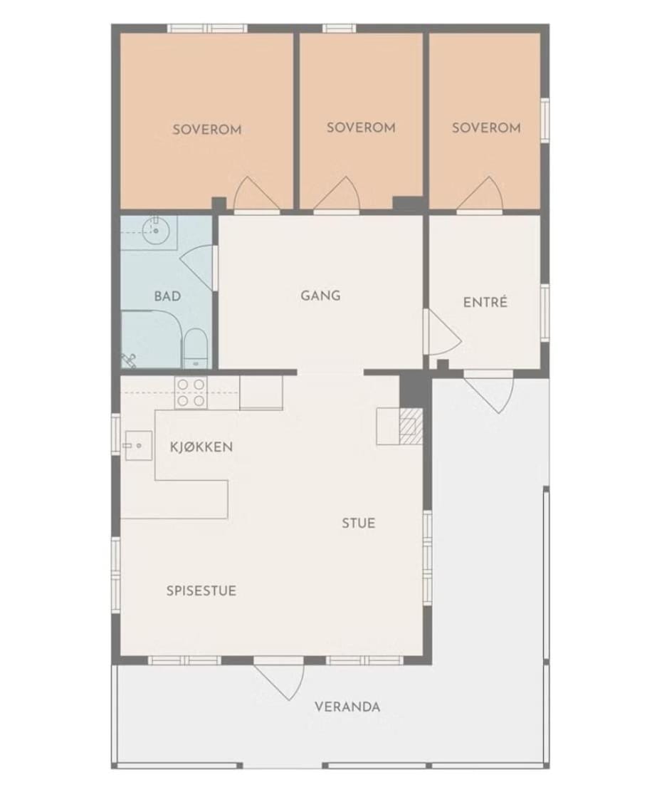 Mountain chalet for 6 - Vøringsfossen and Hardangervidda House in Vestland