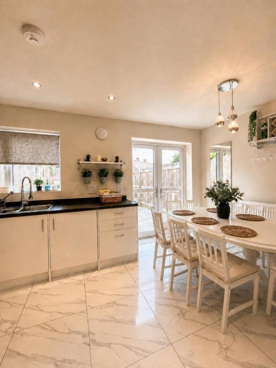 Kitchen or kitchenette, Dining area