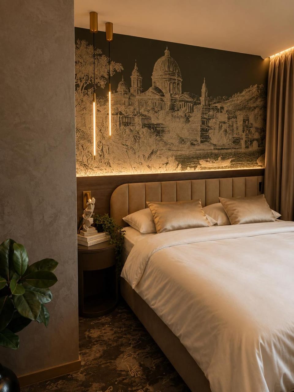 Photo of the whole room, Bedroom