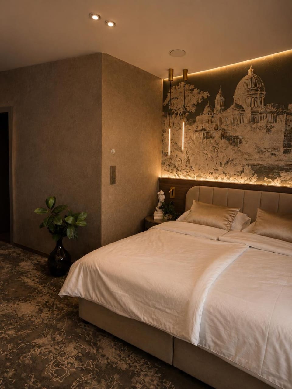 Photo of the whole room, Bedroom