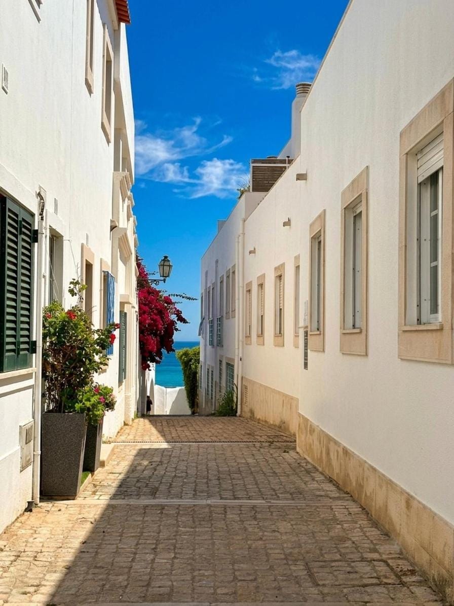Casa Palma, Rooftop View, 3 min walk to the beach House in Albufeira
