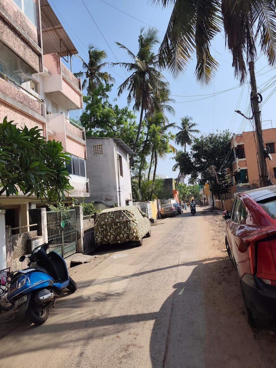 Romantic 1BHK Pvt terrace 400 mts Sunrise beach - CELES House in Puducherry