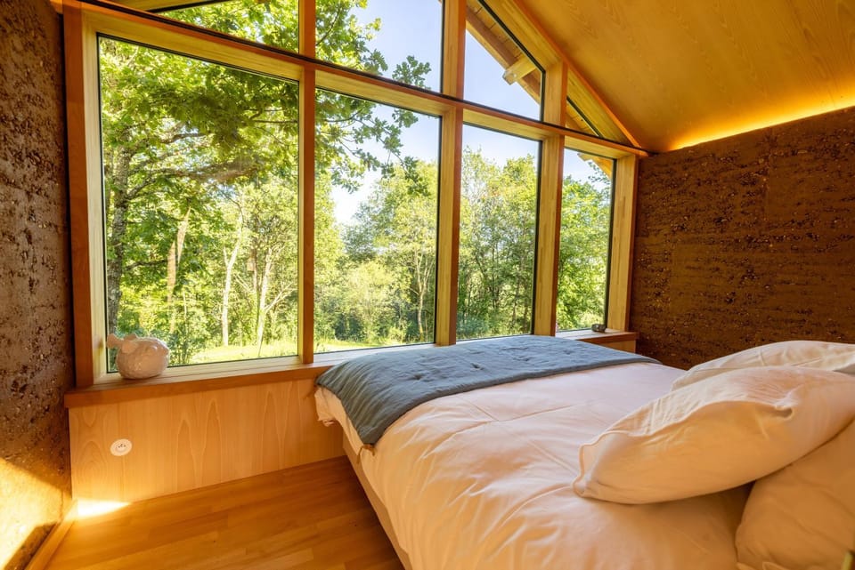 Eco-lodge SPA et SAUNA - EAU - Domaine Les Safranières Nature lodge in Occitanie