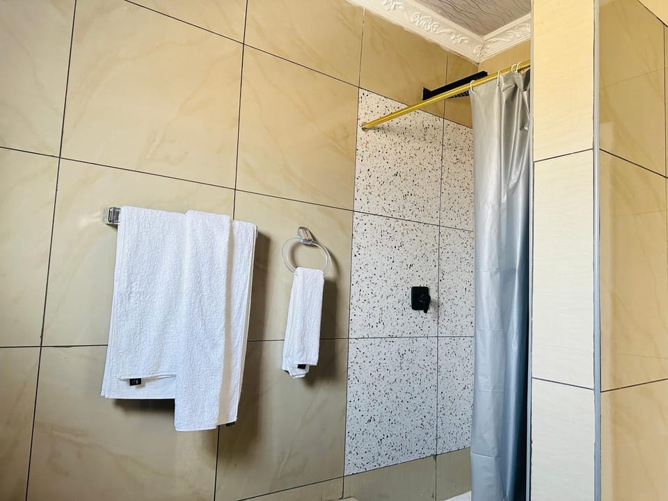 Shower, Property building, Bathroom