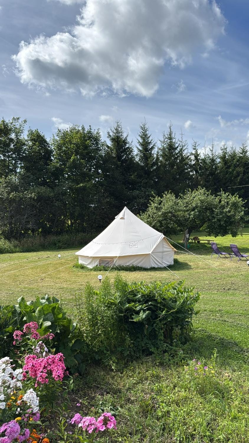 Vallimäe Glamping Otepää Luxury tent in Estonia