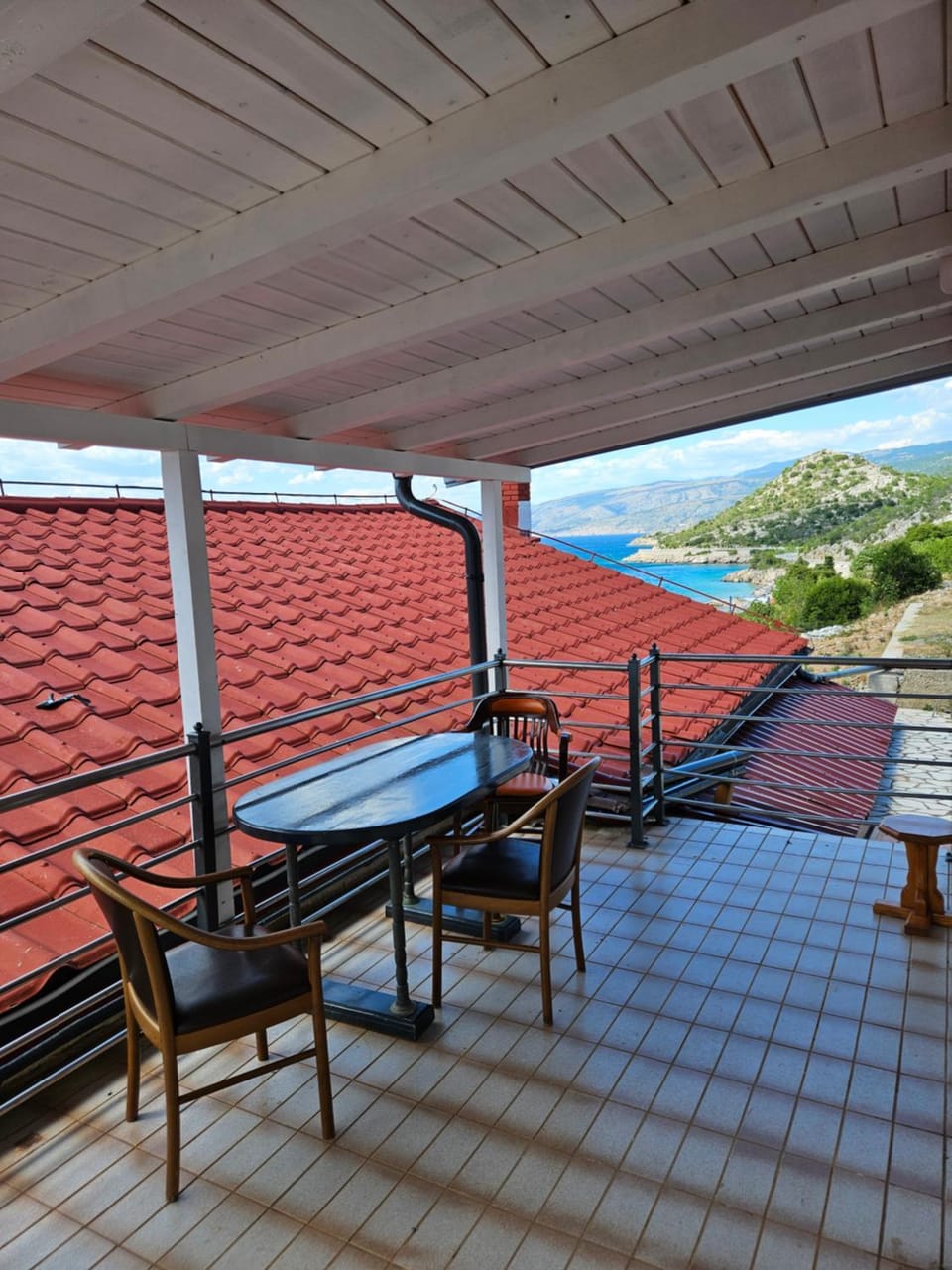 View (from property/room), Balcony/Terrace, Mountain view, Sea view