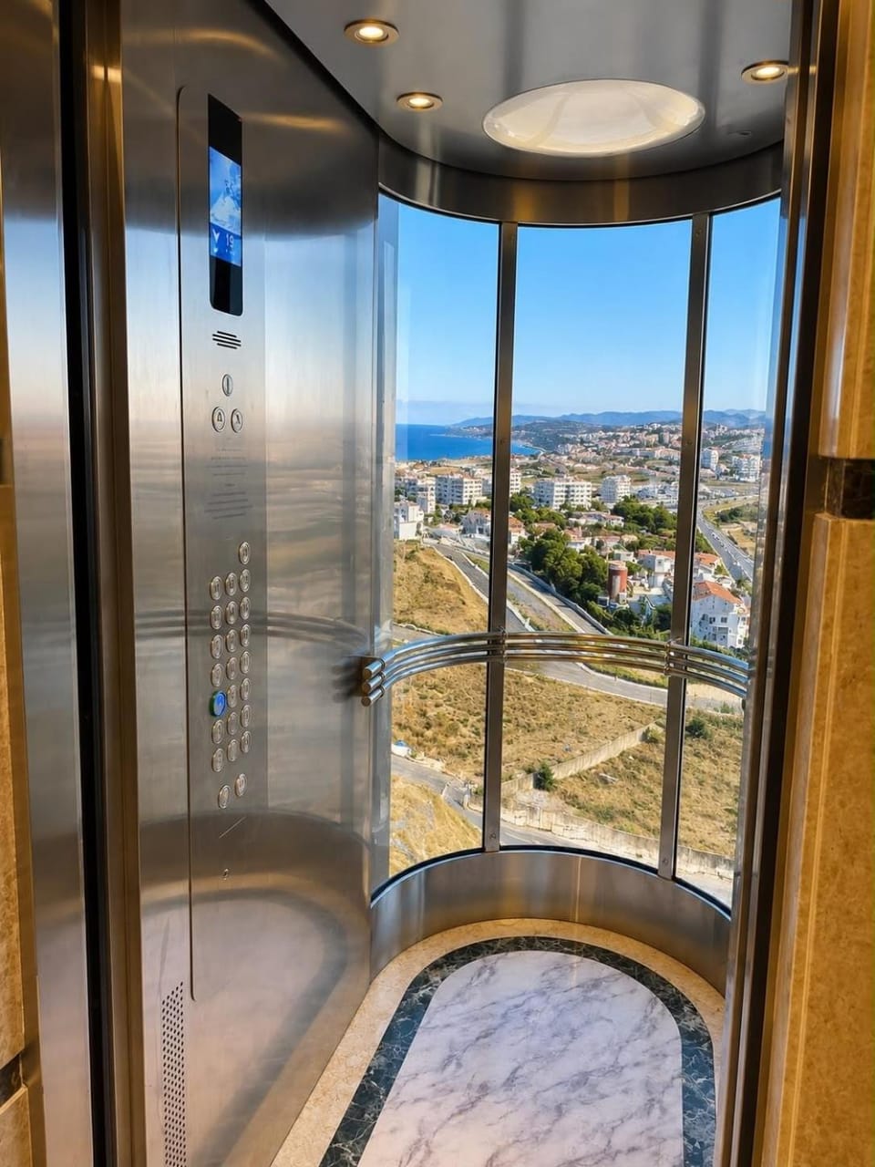 Luxury Sky Apt Triple Towers Sea View Apartment in Tangier