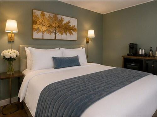 Bed, Kitchen or kitchenette, Photo of the whole room, Bedroom