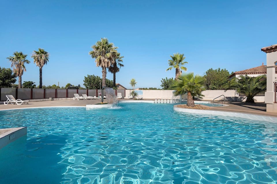 Property building, Living room, Swimming pool