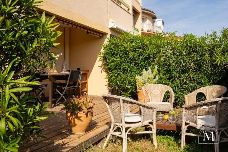 Appartement cosy à Portissol avec jardinet Apartment in Sanary-sur-Mer