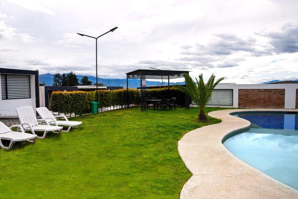 Natural landscape, Garden, Mountain view, Pool view, Swimming pool, sunbed
