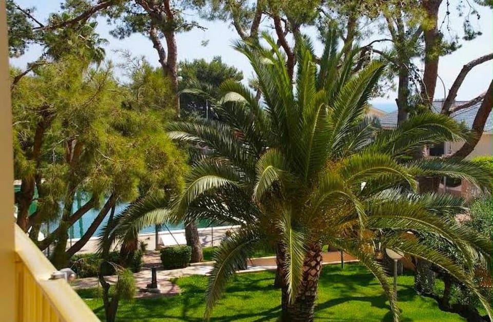 Natural landscape, Garden, Garden view, Pool view, Swimming pool