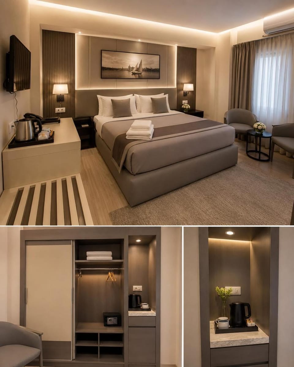 TV and multimedia, Coffee/tea facilities, Photo of the whole room, Bedroom, minibar